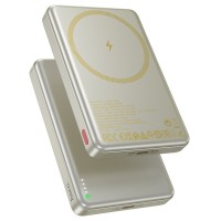  Ārējais akumulators Power Bank Hoco Q26A PD20W Magnetic 10000mAh gold 